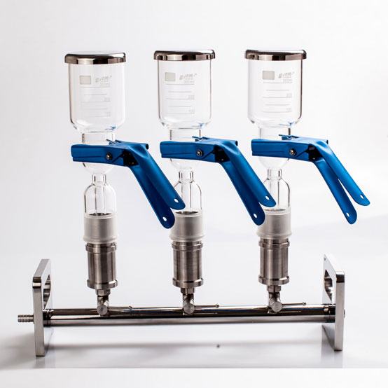 JTFA0215三聯過濾器玻璃溶劑過濾器砂芯過濾裝置